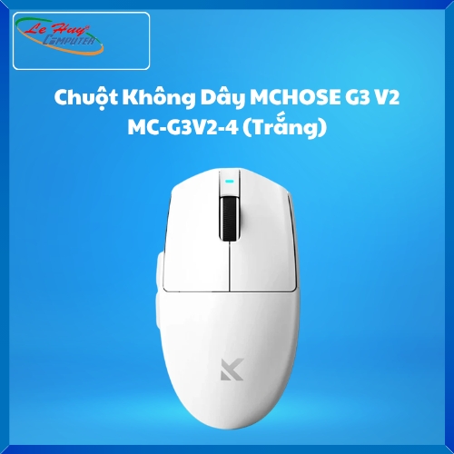 Chuột Không Dây MCHOSE G3 V2 MC-G3V2-4 (Trắng)