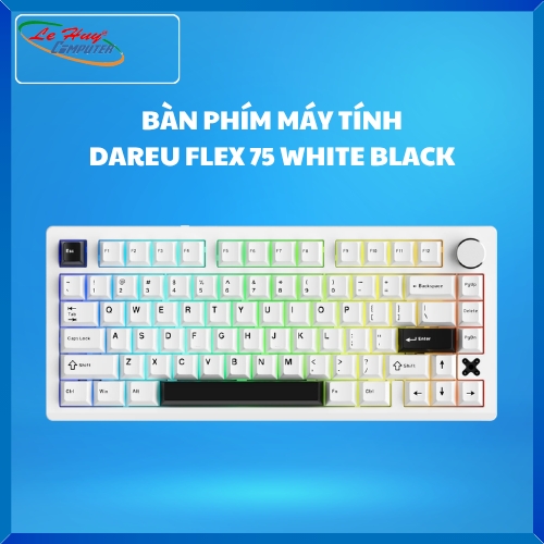 Bàn Phím Máy Tính Cơ DAREU DAREU FLEX 75 White Black