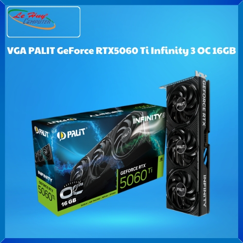 Card Màn Hình - VGA PALIT GeForce RTX5060 Ti Infinity 3 OC 16GB GDDR7