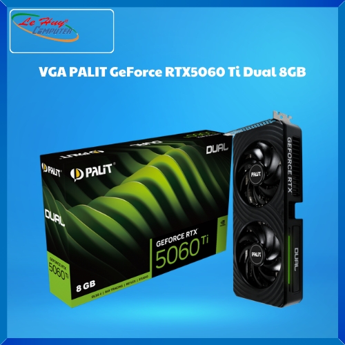 Card Màn Hình - VGA PALIT GeForce RTX5060 Ti Dual 8GB GDDR7