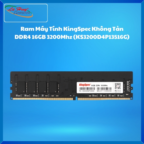 Ram Máy Tính KingSpec Không Tản DDR4 16GB 3200Mhz (KS3200D4P13516G)