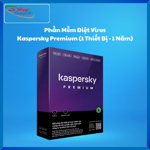 Phần Mềm Diệt Virus Kaspersky Premium 1U (1 Thiết Bị - 1 Năm)