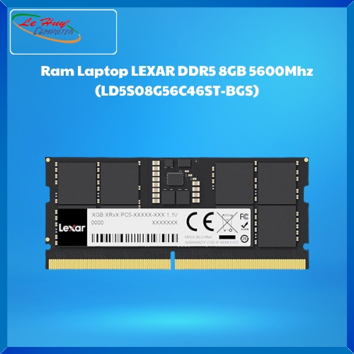 Ram Laptop LEXAR DDR5 8GB 5600Mhz (LD5S08G56C46ST-BGS)