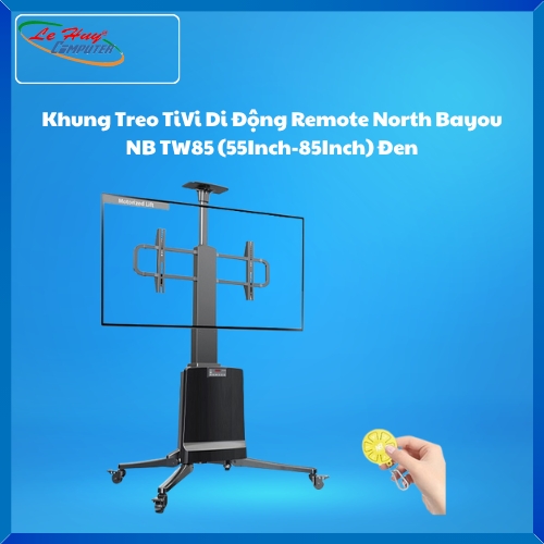 Khung Treo TiVi Di Động Remote North Bayou NB TW85 (55Inch-85Inch) Đen