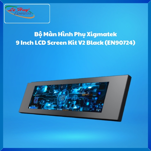 Bộ Màn Hình Phụ Xigmatek LCD 9 Inch Screen Kit V2 Black (EN90724)