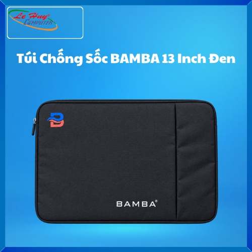 Túi Chống Sốc Laptop BAMBA 13 Inch Đen
