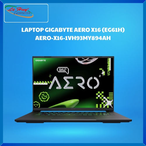 LAPTOP GIGABYTE AERO X16 (EG61H) AERO-X16-1VH93MY894AH (AMD Ryzen AI 7 350/16GD5/1TBSSD/16.0FHD+/165Hz/WF6E/BT/76Wh/8G_RTX 5060/RGB/W11SL/XÁM)