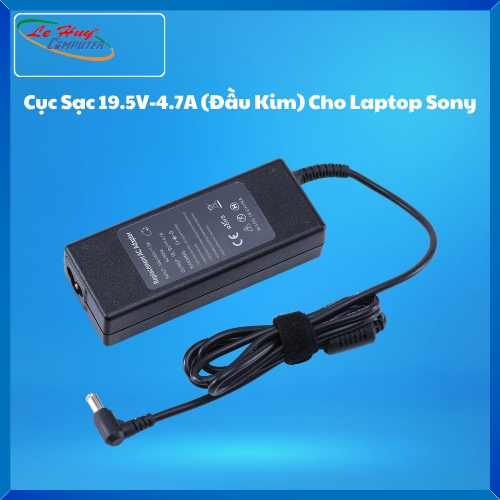 Cục Sạc 19.5V-4.7A (Đầu Kim) Cho Laptop Sony VPC-F,S,EH,EB,EA,EE,EL,EJ,SA,SB,SC,SVE-14,SVE-15,SVF-14,SVF-15,VGN-CR,CS,CW,NR,NS,NW,FW