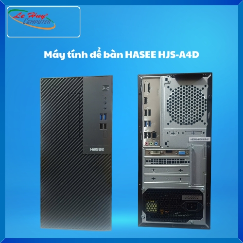 Máy tính để bàn HASEE HJS-A4D (Intel Core i5-14400F, 16Gb DDR4 (2x8Gb), 512Gb SSD, NVIDIA GT240 1G, 300W, KB+M, Windows 11 Pro, 1Y WTY)
