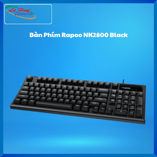Bàn Phím Có Dây Rapoo NK2800 Black