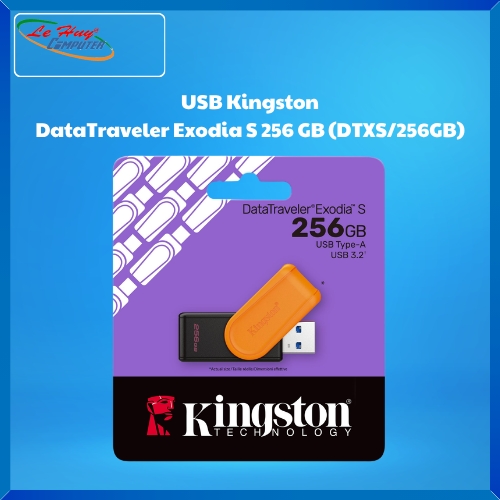 USB Kingston DataTraveler Exodia S 256 GB USB 3.2 Gen 1 (DTXS/256GB)