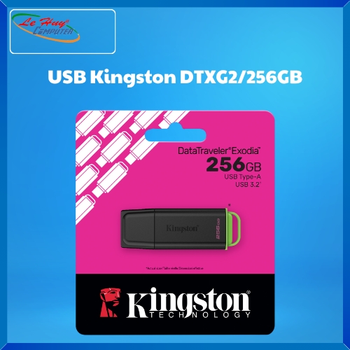USB Kingston DataTraveler Exodia 256GB USB 3.2 Gen 1 (DTXG2/256GB)