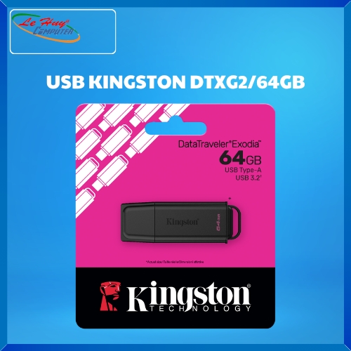USB Kingston DataTraveler Exodia 64GB USB 3.2 Gen 1 (DTXG2/64GB)