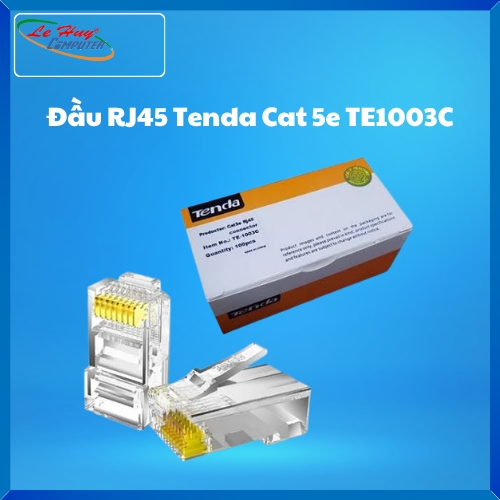 Đầu bấm dây mạng RJ45 Tenda Cat 5e TE-1003C