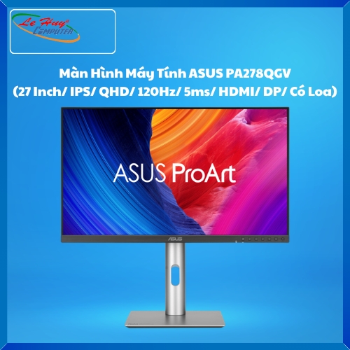 Màn Hình Máy Tính ASUS PA278QGV (27 Inch/ IPS/ QHD/ 120Hz/ 5ms/ HDMI/ DP/ Có Loa)