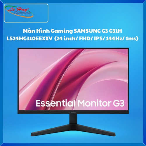 Màn Hình Máy Tính Gaming SAMSUNG G3 G31H  LS24HG310EEXXV  (24 inch/ FHD/ IPS/ 144Hz/ 1ms/ DP/ HDMI)