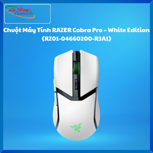 Chuột Máy Tính RAZER Cobra Pro – White Edition (RZ01-04660200-R3A1)
