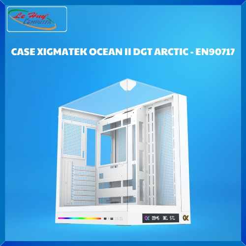 Vỏ Máy Tính - CASE XIGMATEK OCEAN II DGT ARCTIC No Fan (EN90717)