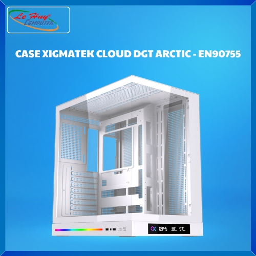 Vỏ Máy Tính - CASE XIGMATEK CLOUD DGT ARCTIC No Fan (EN90755)