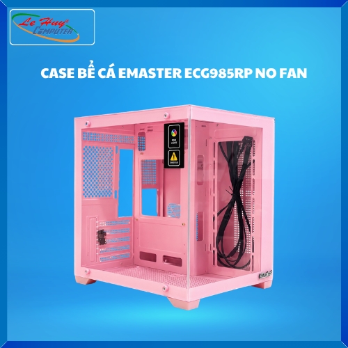 Vỏ máy tính Emaster Gaming ECG985RP (Hồng/ m-ATX) Chưa Kèm Fan