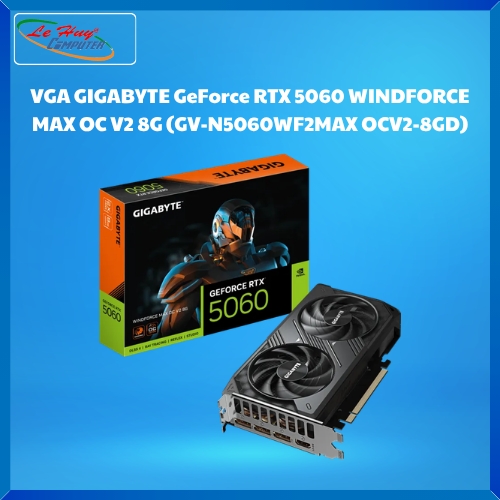 Card Màn Hình - VGA GIGABYTE GeForce RTX 5060 WINDFORCE MAX OC V2 8G (GV-N5060WF2MAX OCV2-8GD)
