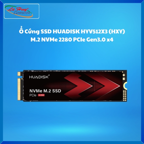 Ổ Cứng Máy Tính - SSD HUADISK HXY 512GB M.2 2280 PCIe Gen3.0 x4, NVMe 1.3