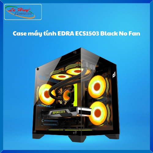 Case máy tính EDRA ECS1503 Black No Fan