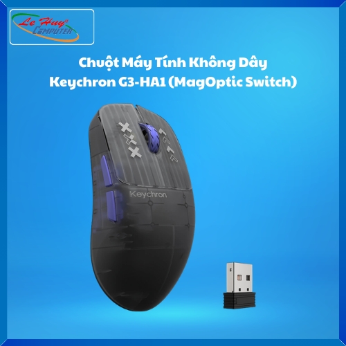 Chuột Máy Tính Không Dây Keychron G3-HA1 (MagOptic Switch)
