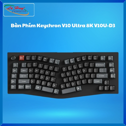 Bàn Phím Cơ Không Dây Tùy Chỉnh Keychron V10 Ultra 8K V10U-D1