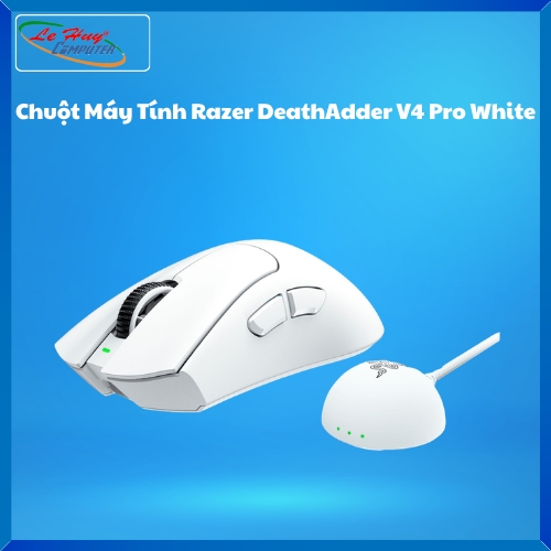 Chuột Máy Tính Razer DeathAdder V4 Pro White (RZ01-05330200-R3A1)