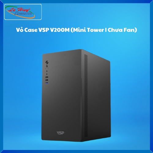 Vỏ Case Máy Tính VSP V200M (Mini Tower | Chưa Fan)