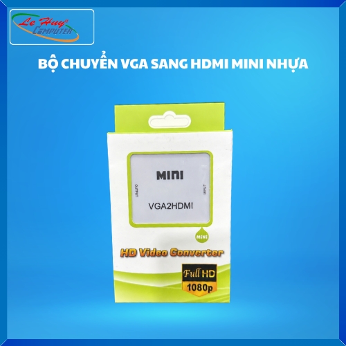 BỘ CHUYỂN VGA SANG HDMI MINI NHỰA