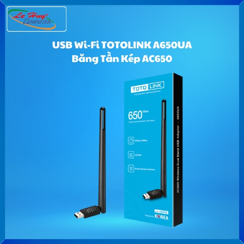 USB Wi-Fi TOTOLINK A650UA Băng Tần Kép AC650