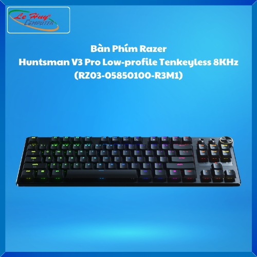 Bàn Phím Razer Huntsman V3 Pro Low-profile Tenkeyless 8KHz (RZ03-05850100-R3M1)