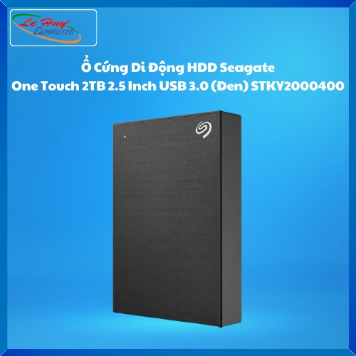 Ổ Cứng Di Động HDD Seagate One Touch 2TB 2.5 Inch USB 3.0 (Đen) STKY2000400