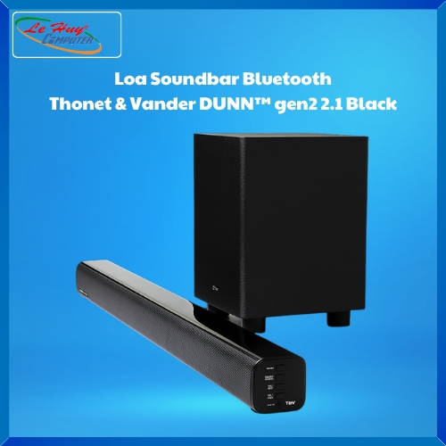 Loa Soundbar Bluetooth Thonet & Vander DUNN™ gen2 2.1 Black