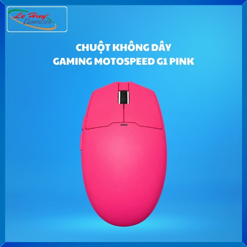 Chuột Máy Tính Không Dây Silent Motospeed G1 Pink