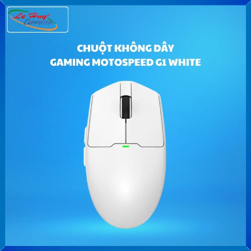 Chuột Máy Tính Không Dây Silent Motospeed G1 White